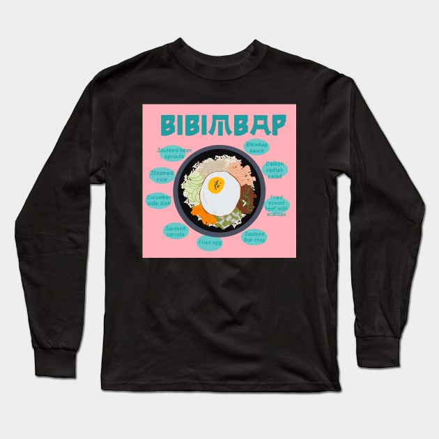 Bibimbap Long Sleeve T-Shirt by EV Visuals